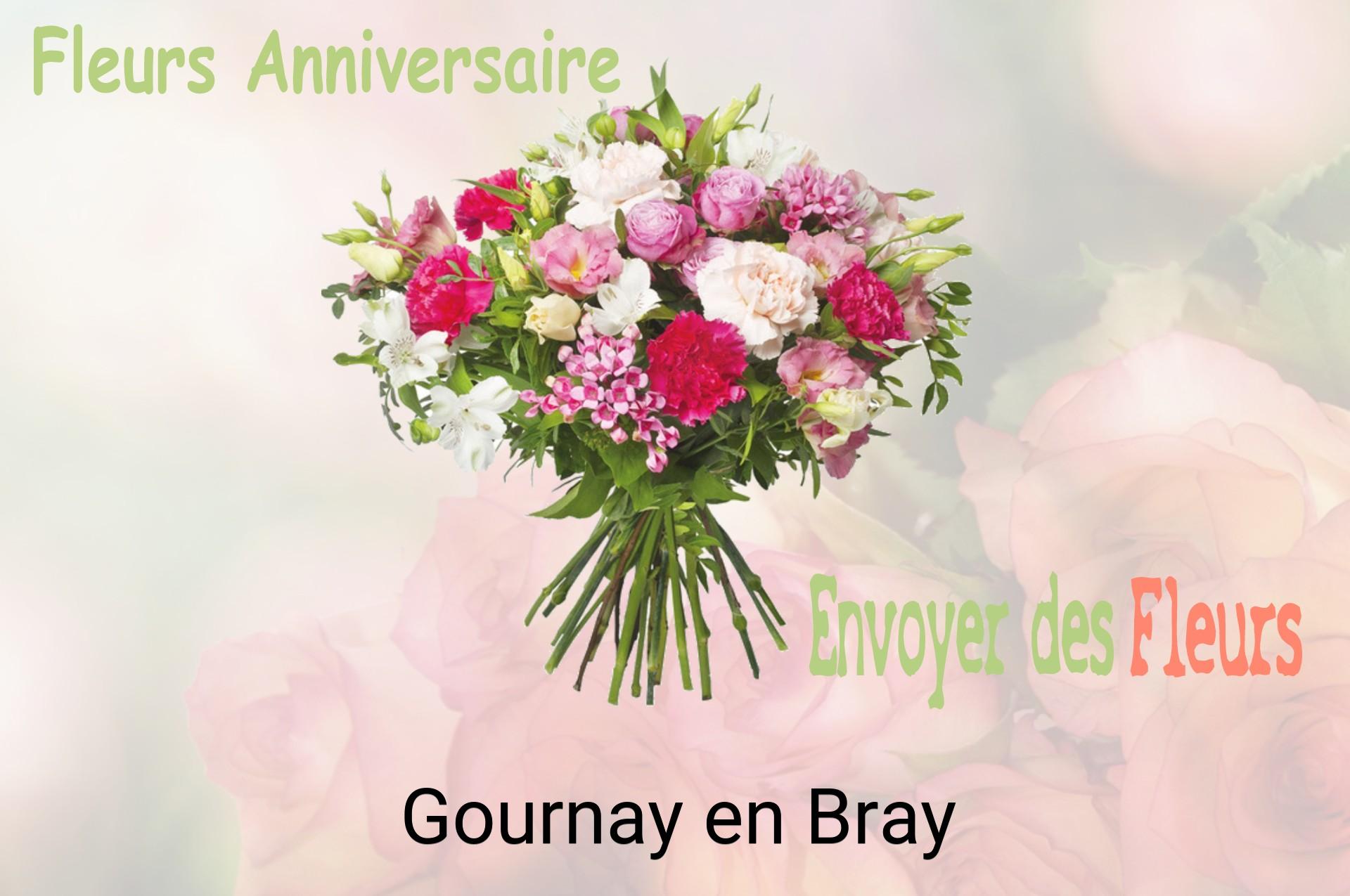 Bouquet de fleurs d’anniversaire livré à Gournay-en-Bray
