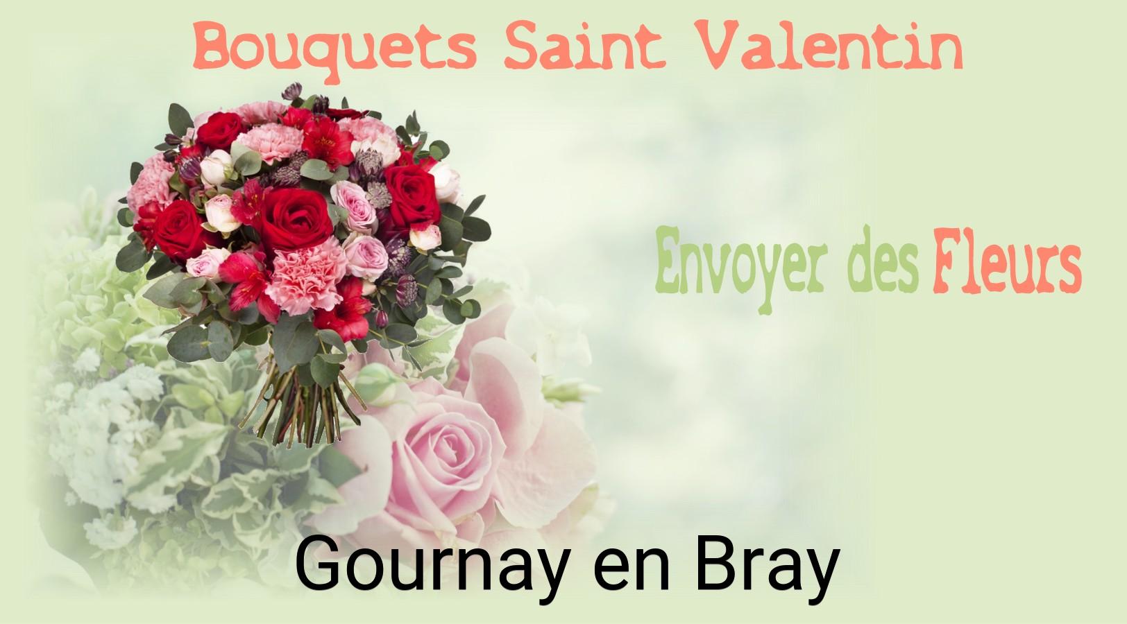 Roses de Saint-Valentin livrées à Gournay-en-Bray